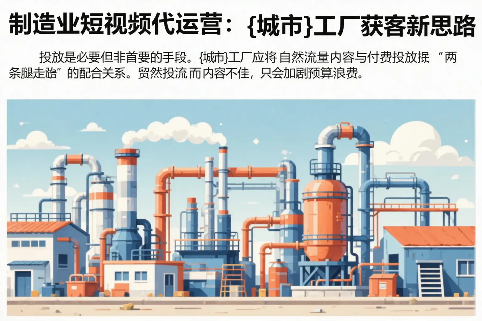 制造业短视频代运营：介休工厂获客新思路